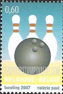 FindYourStampsValue: Bowling Ball and Pins