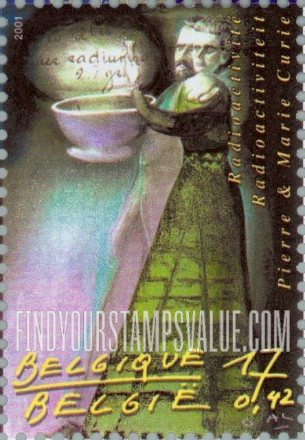 FindYourStampsValue: The 20th Century: Pierre and Marie Curie, physicists
