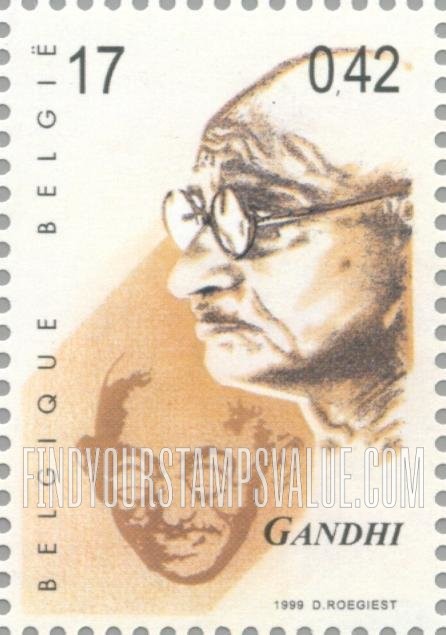 FindYourStampsValue: The 20th Century: Mahatma Gandhi