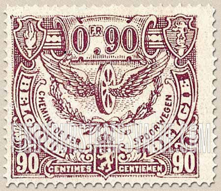 FindYourStampsValue: Parcel Post and Railway: Winged Wheel