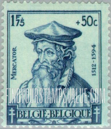 FindYourStampsValue: Semi-Postal: Gerardus Mercator