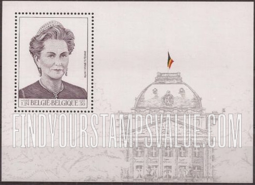FindYourStampsValue: Semi-Postal, Royalty: Queen Paola (b.1937)