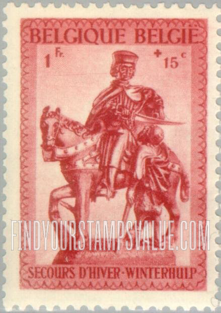 FindYourStampsValue: Semi-Postal: Lennik, Saint-Quentin