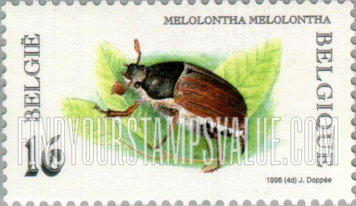 FindYourStampsValue: Insects: Melolontha melolontha