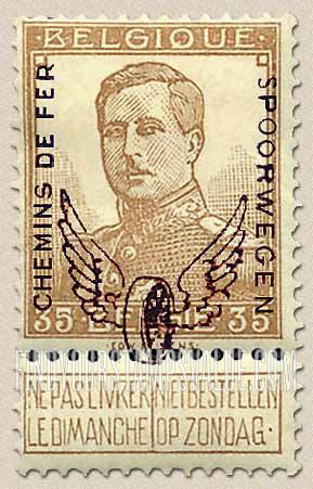 FindYourStampsValue: Parcel Post and Railway: King Albert I