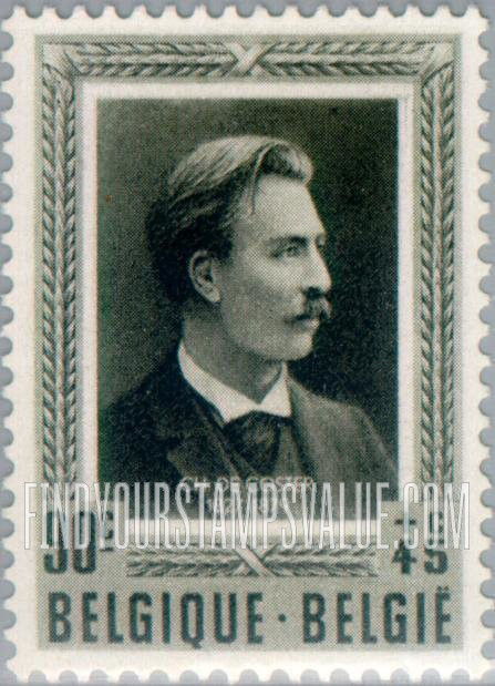 FindYourStampsValue: Semi-Postal, Portraits: Charles de Coster