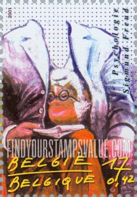 FindYourStampsValue: The 20th Century: Sigmund Freud, psychologist