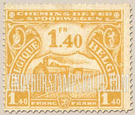 FindYourStampsValue: Parcel Post and Railway: Locomotive
