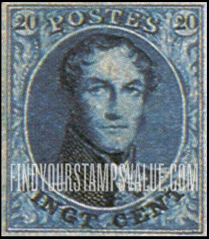 FindYourStampsValue: King Leopold I
