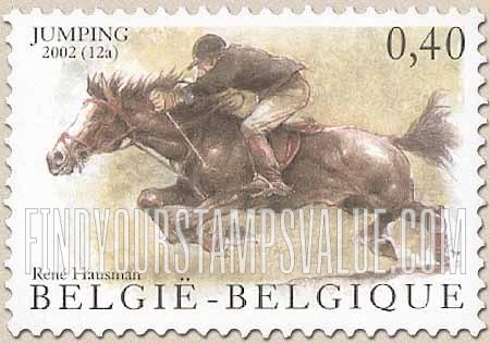 FindYourStampsValue: Horses: Jumping