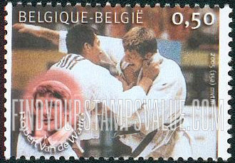 FindYourStampsValue: International Judo Champions From Belgium: Robert Van de Walle