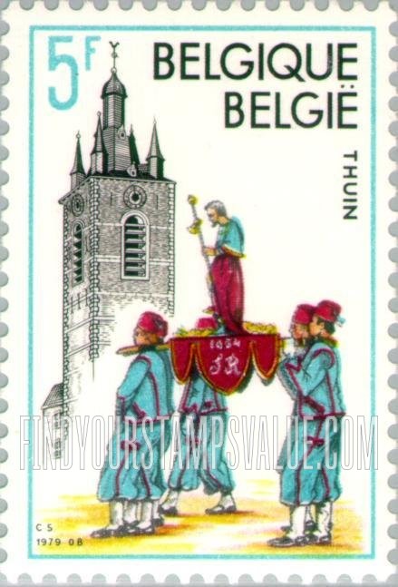 FindYourStampsValue: Tourism: Belfry, Thuin