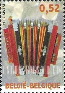FindYourStampsValue: Accordions: Accordion with red trim