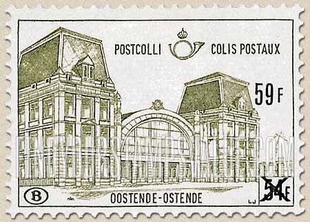 FindYourStampsValue: Parcel Post and Railway: Ostend Station