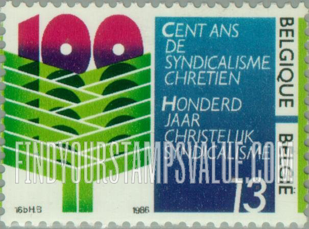 FindYourStampsValue: Christian Trade Union, Centenary