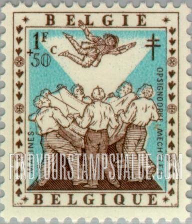 FindYourStampsValue: Semi-Postal: “Op Signoorken”, Malines