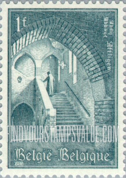 FindYourStampsValue: Staircase, Affligem Abbey