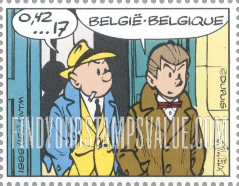 FindYourStampsValue: Youth Philately, Comic strips: Gil Jourdan, by Maurice Tillieux