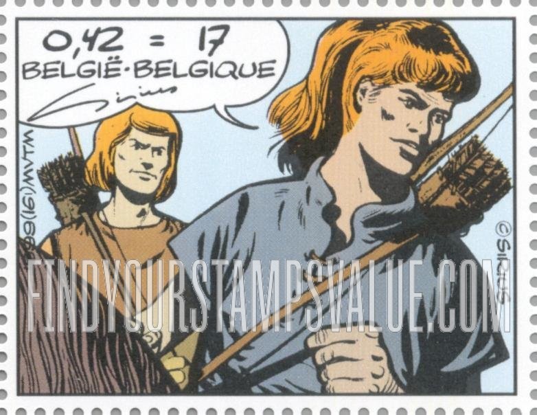FindYourStampsValue: Youth Philately, Comic strips: Les Timour, by Sirius