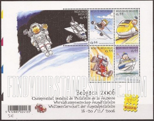 FindYourStampsValue: Belgica 2006 World Youth Philatelic Exhibition