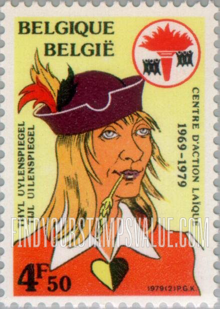 FindYourStampsValue: Tyll Eulenspiegel, Lay Action Emblem
