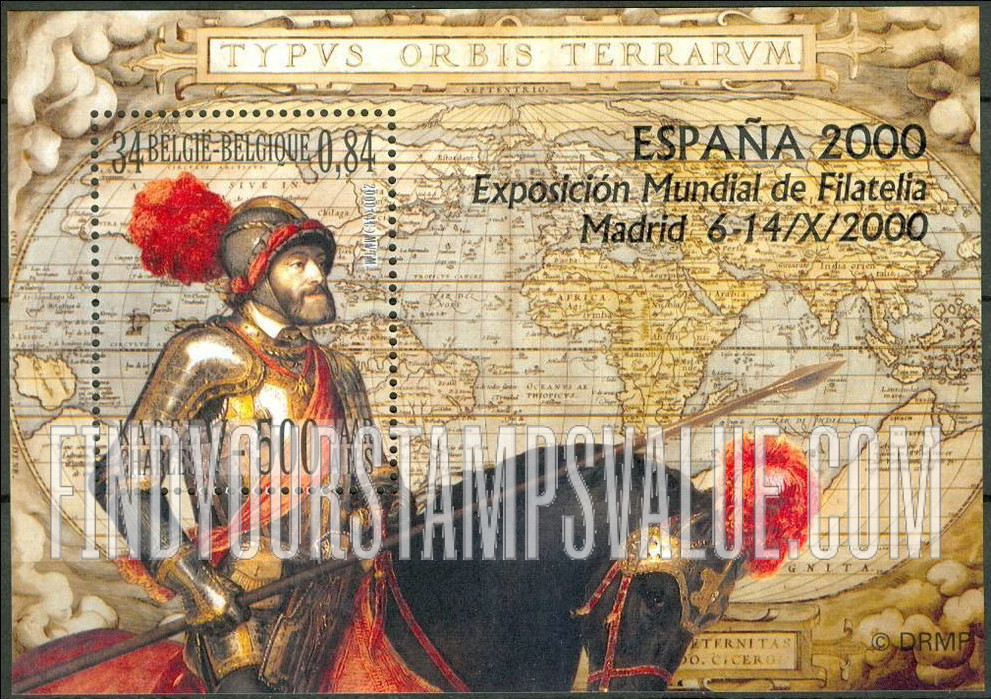 FindYourStampsValue: Holy Roman Emperor Charles V (1500-58) In armor