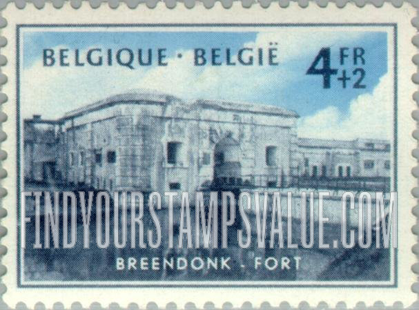 FindYourStampsValue: Semi-Postal: Fort of Breendonk