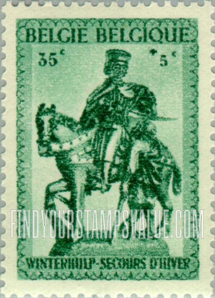 FindYourStampsValue: Semi-Postal: Lennik, Saint-Quentin