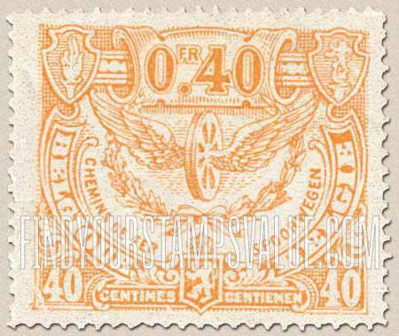 FindYourStampsValue: Parcel Post and Railway: Winged Wheel