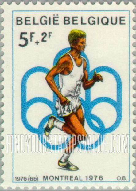 FindYourStampsValue: Semi-Postal: Montreal Olympic Games Emblem and Running