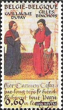 FindYourStampsValue: Composers of Polyphonic Music: Guillaume Dufay (c. 1400-74) and Gilles Binchois (c. 1400-60)