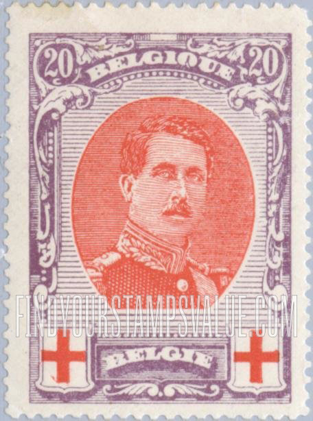 FindYourStampsValue: Semi-Postal: King Albert I