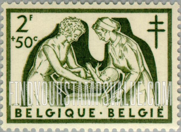 FindYourStampsValue: Semi-Postal: Infant on Scales