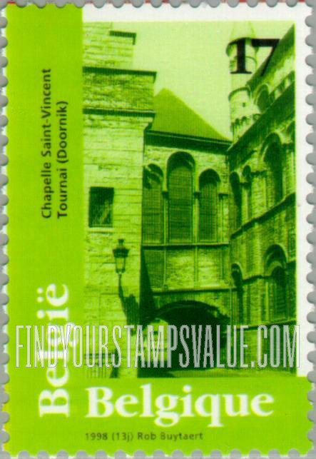 FindYourStampsValue: European Heritage Days: Chapelle Saint Vincent, Tournai