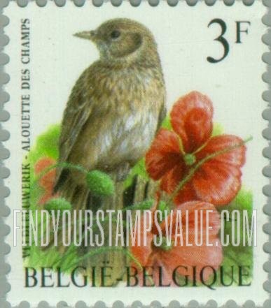 FindYourStampsValue: Bird: Alouette des champs