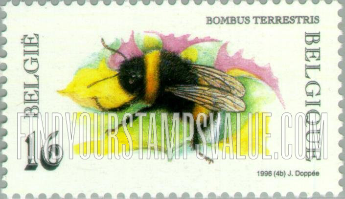 FindYourStampsValue: Insects: Bombus terrestris
