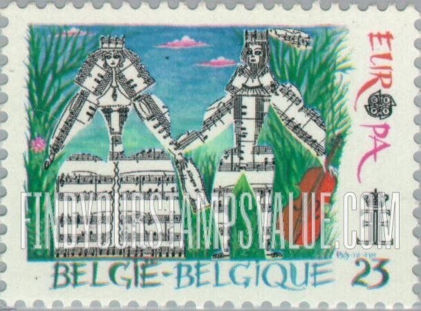FindYourStampsValue: Europa 1985: Folk figures