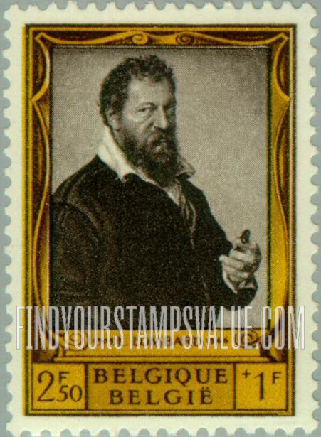 FindYourStampsValue: Semi-Postal, Paintings: Self-portrait, Lambert Lombard