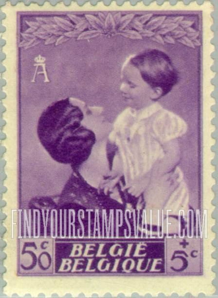FindYourStampsValue: Semi-Postal: Queen Astrid and Prince Baudouin
