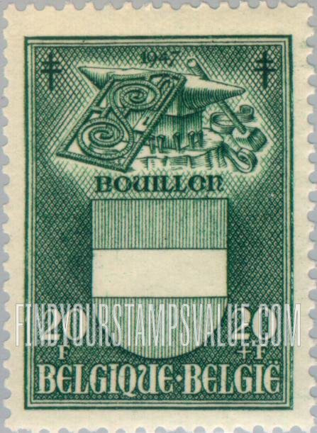 FindYourStampsValue: Semi-Postal, Coats of Arms: Bouillon