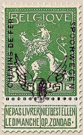 FindYourStampsValue: Parcel Post and Railway: Lion of Belgium