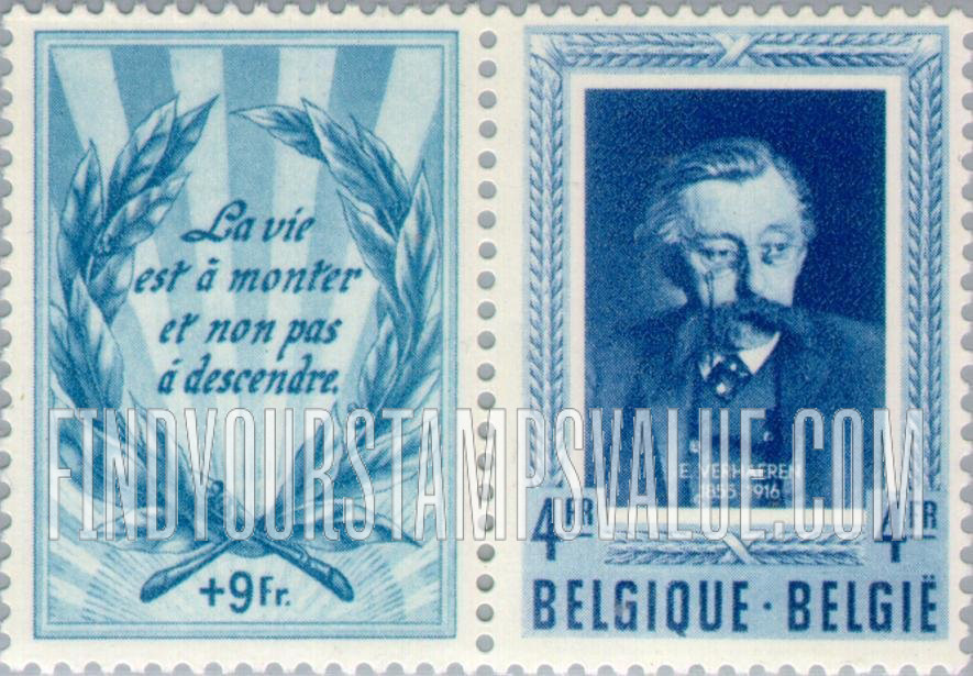 FindYourStampsValue: Semi-Postal: Emile Verhaeren