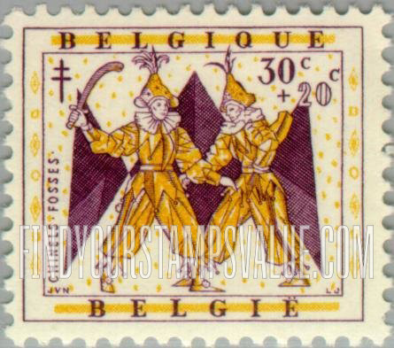 FindYourStampsValue: Semi-Postal: “Chinels”, Fosses