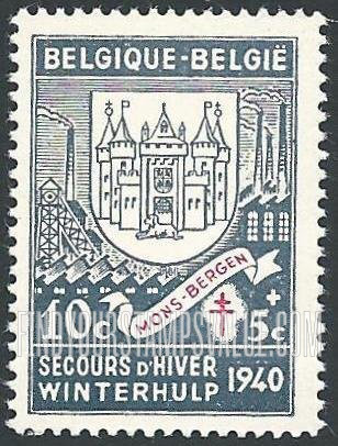 FindYourStampsValue: Semi-Postal, Arms: Mons