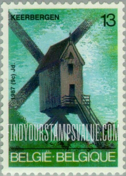 FindYourStampsValue: Tourism: Windmill, Keerbergen