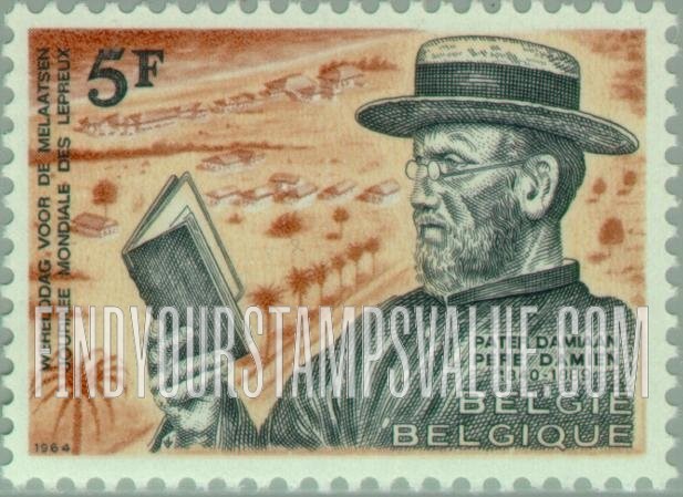 FindYourStampsValue: Fight Against Leprosy: Father Joseph Damien
