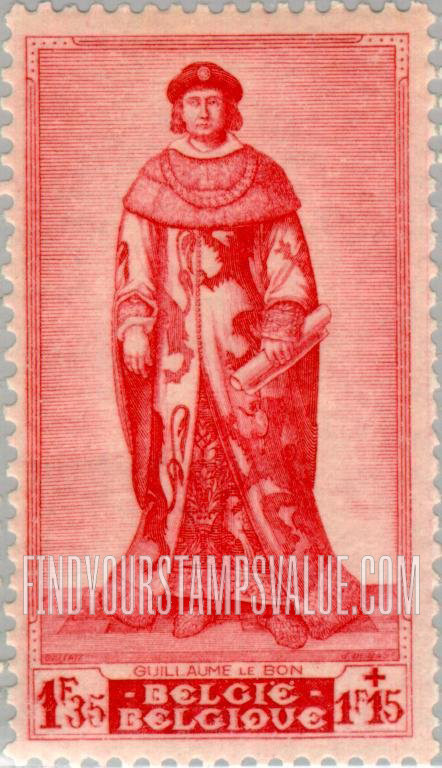 FindYourStampsValue: Semi-Postal: William the Good