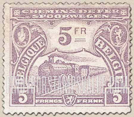 FindYourStampsValue: Parcel Post and Railway: Locomotive