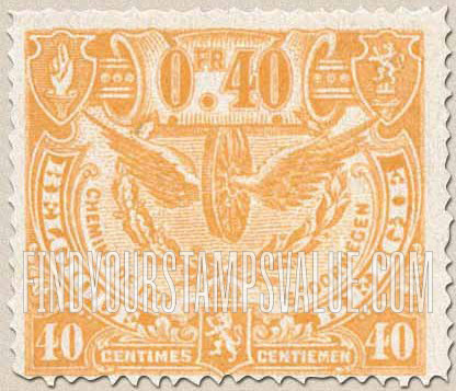 FindYourStampsValue: Parcel Post and Railway: Winged Wheel