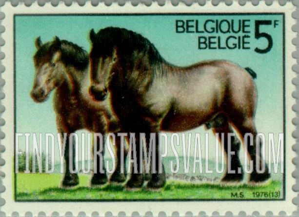 FindYourStampsValue: Ardennes Draft Horses
